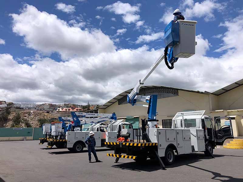 Canastas - plataforma aérea